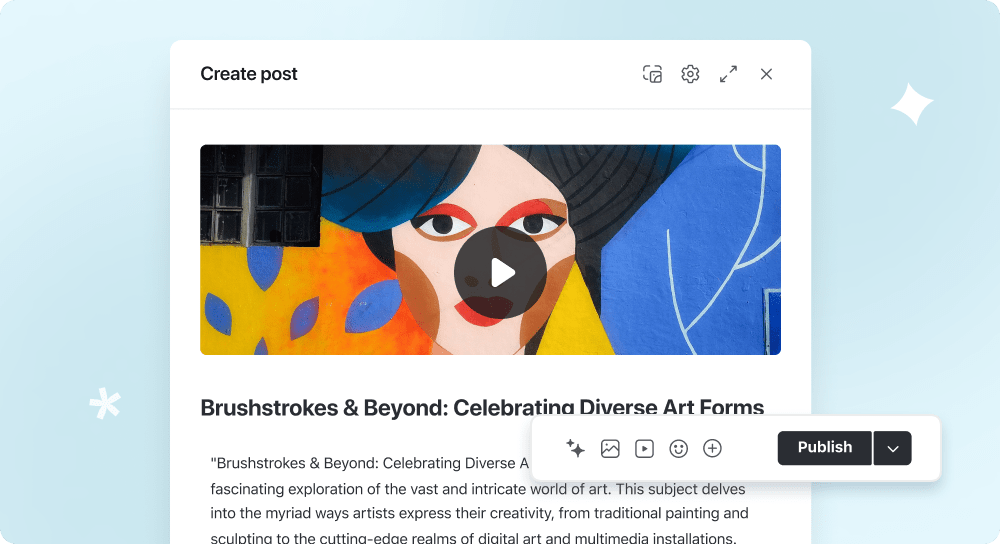 Create your post-1